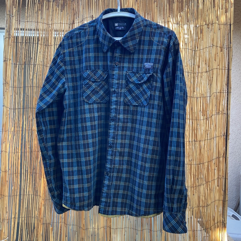 DC Plaid Button Up Shirt